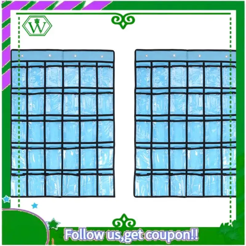 Latest-2X Pocket Chart For Calculator Holder, 30 Pocket Charts For Classroom 33.5 X 24.5 Inch Hanging Cell Phone Organizer
Latest-2X Pocket Chart For Calculator Holder, 30 Pocket Charts For Classroom 33.5 X 24.5 Inch Hanging Cell Phone Organizer