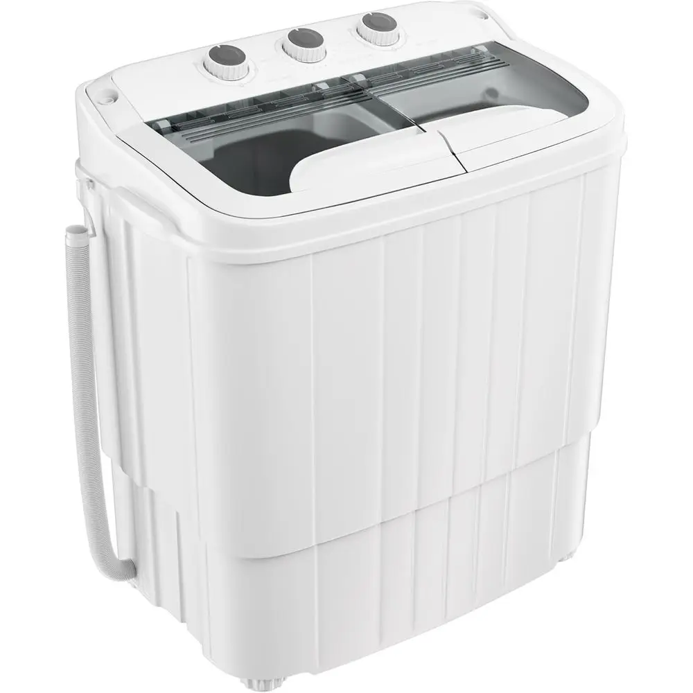 Portable Washing hine, 18lbs Mini Washing hine and Spin Dryer Combo, Mini Twin Tub Laundry hine or Camping, Aparents, Dorms, Col
Portable Washing hine, 18lbs Mini Washing hine and Spin Dryer Combo, Mini Twin Tub Laundry hine or Camping, Aparents, Dorms, Col
