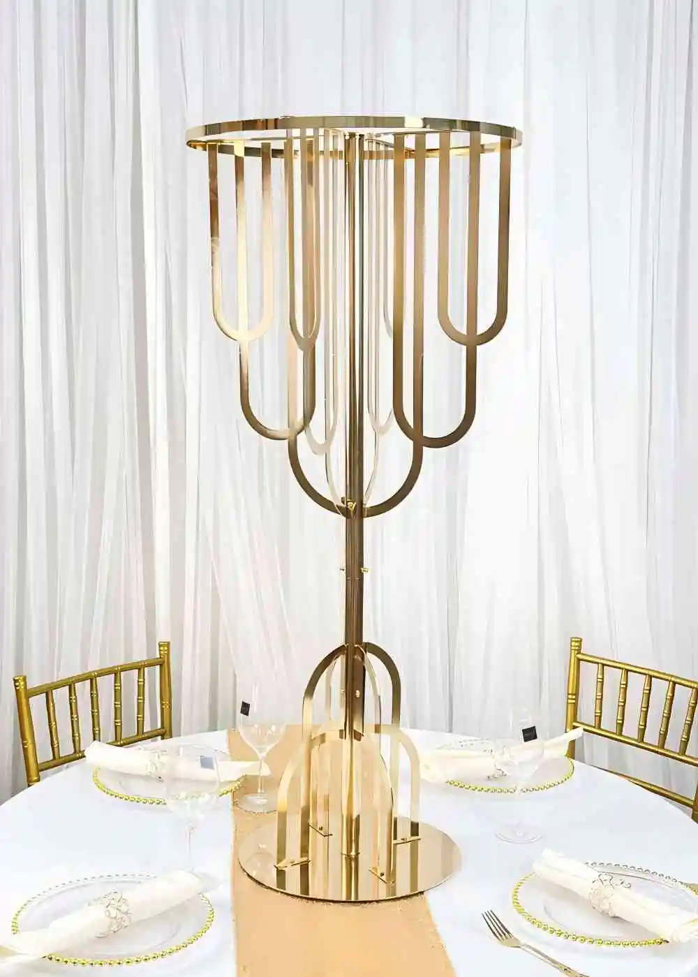 Modern Golden Flower Stand Vase, Dining Table, Wedding Party, Home Centerpiece Decoration
Modern Golden Flower Stand Vase, Dining Table, Wedding Party, Home Centerpiece Decoration