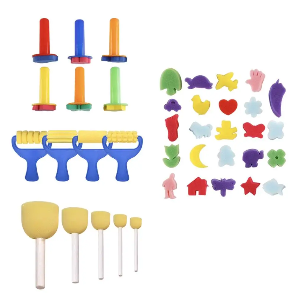 Creative Painting Tools Kids Sponge Pens Easy Clean Durable Wooden ABS Material Children Drawing Tool Supplies Portable
Creative Painting Tools Kids Sponge Pens Easy Clean Durable Wooden ABS Material Children Drawing Tool Supplies Portable