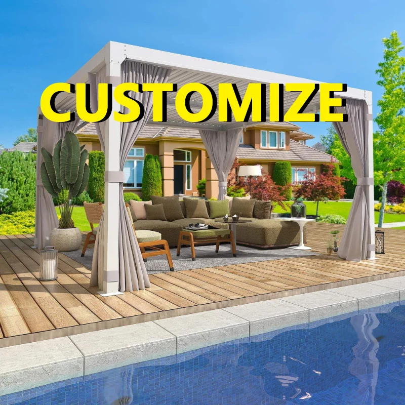Any Size Custom Motorized Adjustable Bioclimatic Sunroom Strong Aluminum Body Villa Garden Light Matched Four Sea Rest Pavilion
Any Size Custom Motorized Adjustable Bioclimatic Sunroom Strong Aluminum Body Villa Garden Light Matched Four Sea Rest Pavilion