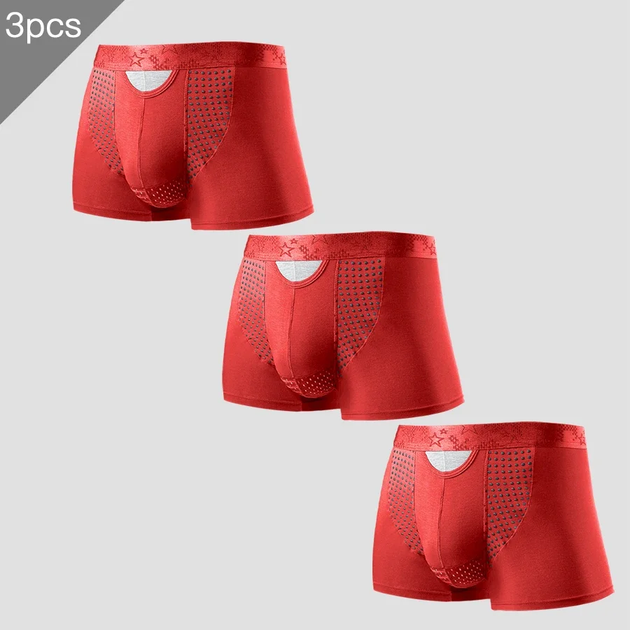 3pc Men's seed-cord gun-bullet separate underpants with scrotal support and venous ice thread soles
3pc Men's seed-cord gun-bullet separate underpants with scrotal support and venous ice thread soles