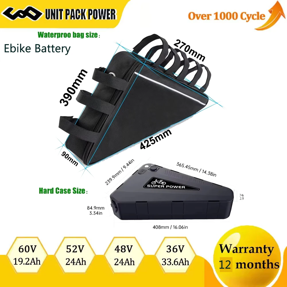 72V Triangle E-Bike Battery 72V 20AH 21700 Cells E-Bike Electric Bicycle Triangle Lithium Battery Hard Case Pack For 1000W 1500W 2000W 3000W
72V Triangle E-Bike Battery 72V 20AH 21700 Cells E-Bike Electric Bicycle Triangle Lithium Battery Hard Case Pack For 1000W 1500W 2000W 3000W