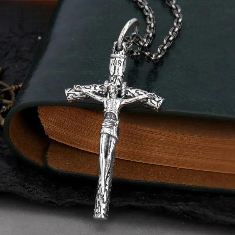 New S925 Sterling Silver Personality Retro Hip Hop Punk Cross Pendant Men And Women.
New S925 Sterling Silver Personality Retro Hip Hop Punk Cross Pendant Men And Women.
