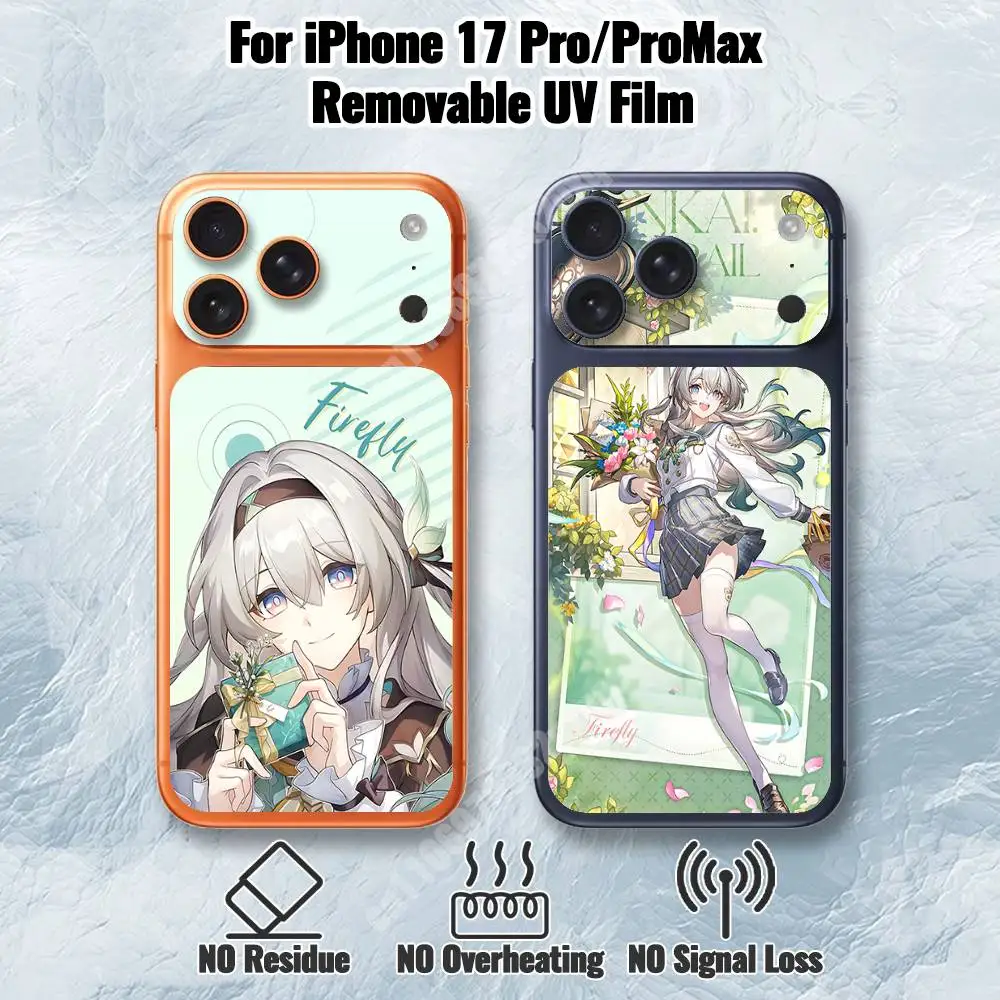 Honkai Star Rail Firefly Removable UV Film for iPhone 17 Pro 17 ProMax Hydrogel Sticker
Honkai Star Rail Firefly Removable UV Film for iPhone 17 Pro 17 ProMax Hydrogel Sticker