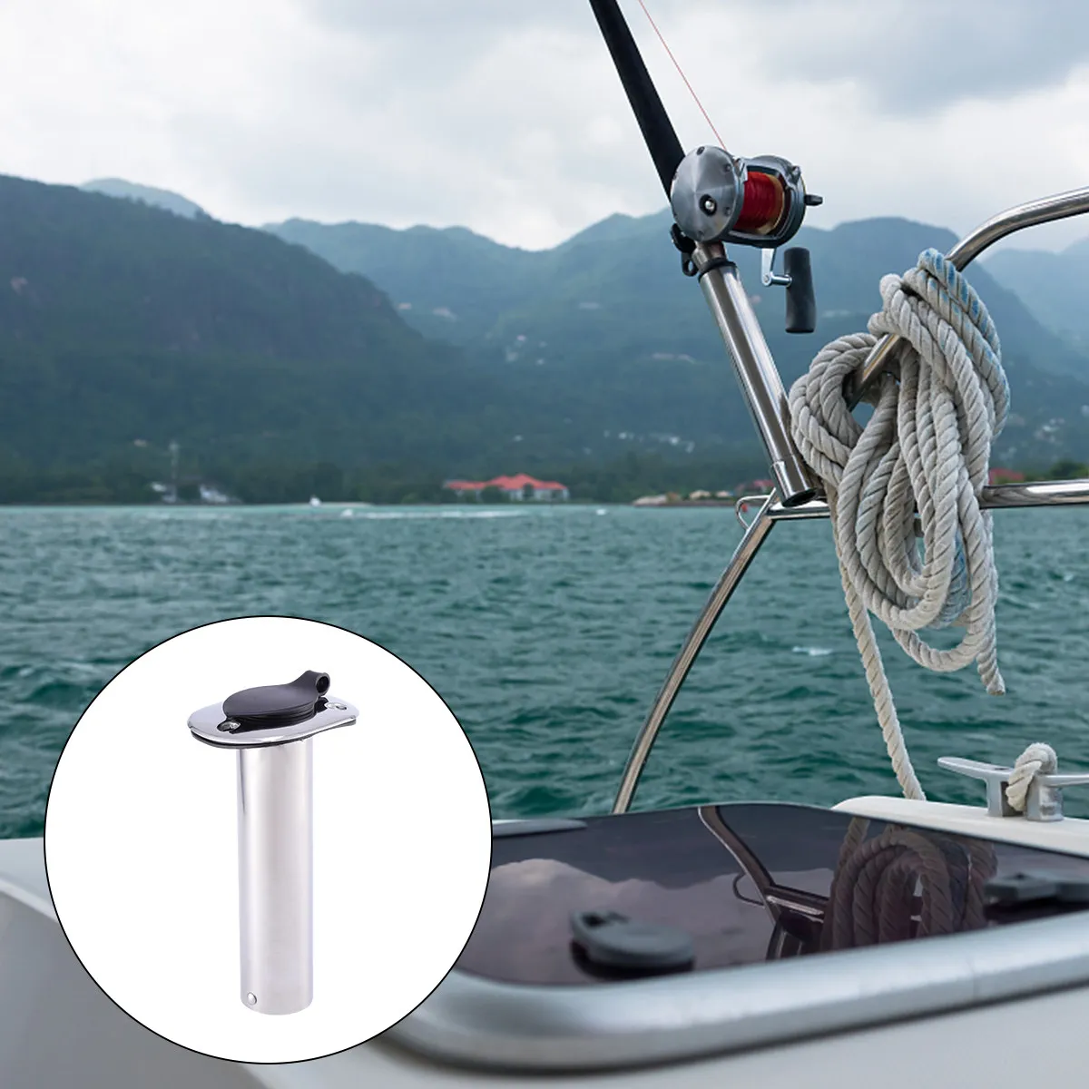 2Pcs Adjustable Stainless Steel Fishing Rod Holder Clamp on Boat Yacht Accessories Marine Frame Fishing Rod Base Holder
2Pcs Adjustable Stainless Steel Fishing Rod Holder Clamp on Boat Yacht Accessories Marine Frame Fishing Rod Base Holder