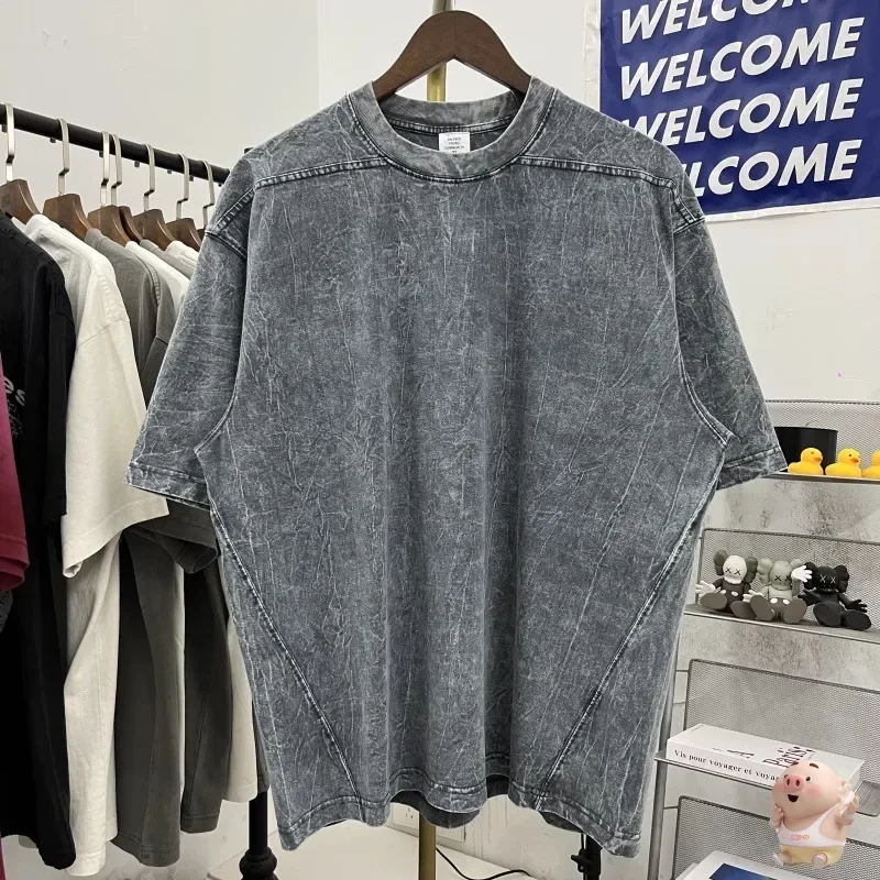 Hip Hop Streetwear Washed Patchwork T Shirt Men Women Best Quality Unisex Oversize T-shirt Top Tees
Hip Hop Streetwear Washed Patchwork T Shirt Men Women Best Quality Unisex Oversize T-shirt Top Tees