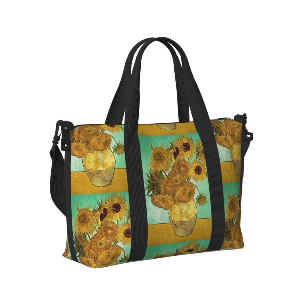 Vincent Van Gogh Irises Art Flowers Beach Travel Bag Large Capacity Tote Bags for Gym Yoga Women Shopping Duffle Shoulder Bag
Vincent Van Gogh Irises Art Flowers Beach Travel Bag Large Capacity Tote Bags for Gym Yoga Women Shopping Duffle Shoulder Bag