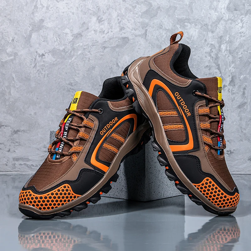 Men‘s Breathable Hiking Shoes Outdoor Trail Trainers Lace-up Climbing Shoes Anti-slip Trekking Sneakers Hunting Tactical Boots
Men‘s Breathable Hiking Shoes Outdoor Trail Trainers Lace-up Climbing Shoes Anti-slip Trekking Sneakers Hunting Tactical Boots