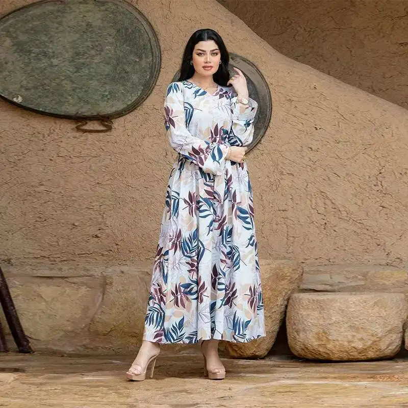 Ky1322 Arab Dubai Casual Women's Robe Fashion Printed Dress 2025 Muslim Long Dress Robe Abaya Ramadan Dubai Luxury Islam Elegant
Ky1322 Arab Dubai Casual Women's Robe Fashion Printed Dress 2025 Muslim Long Dress Robe Abaya Ramadan Dubai Luxury Islam Elegant