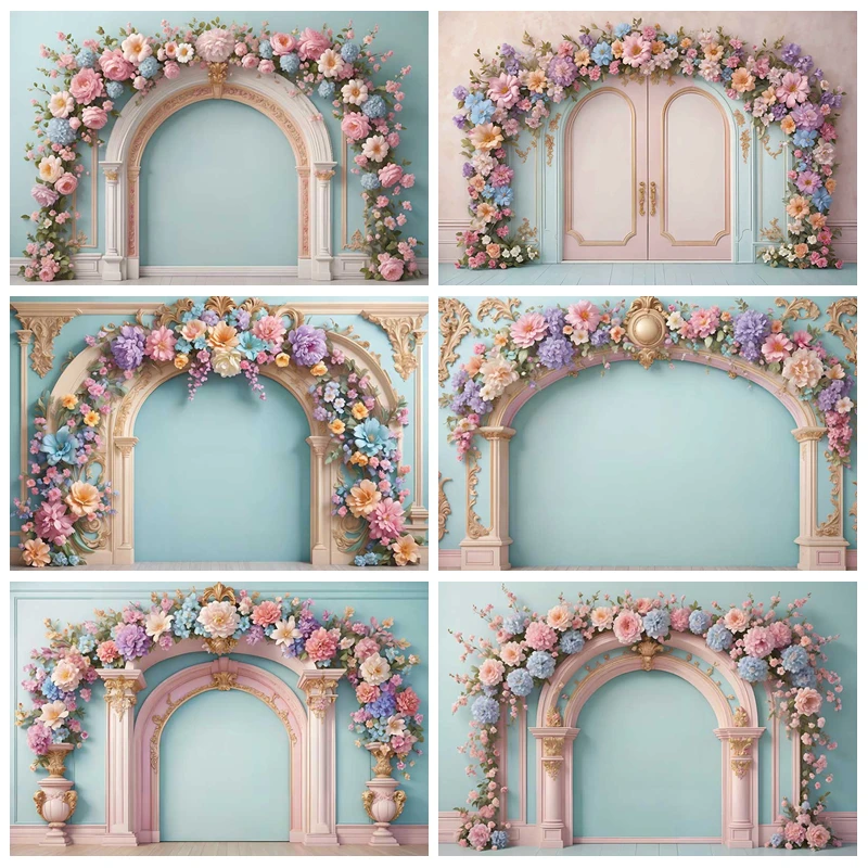 Flower Arch Photography Backdrop Bridal Wedding Birthday Party Background Portrait Wallpapers Banner Photo Studio Supplies
Flower Arch Photography Backdrop Bridal Wedding Birthday Party Background Portrait Wallpapers Banner Photo Studio Supplies