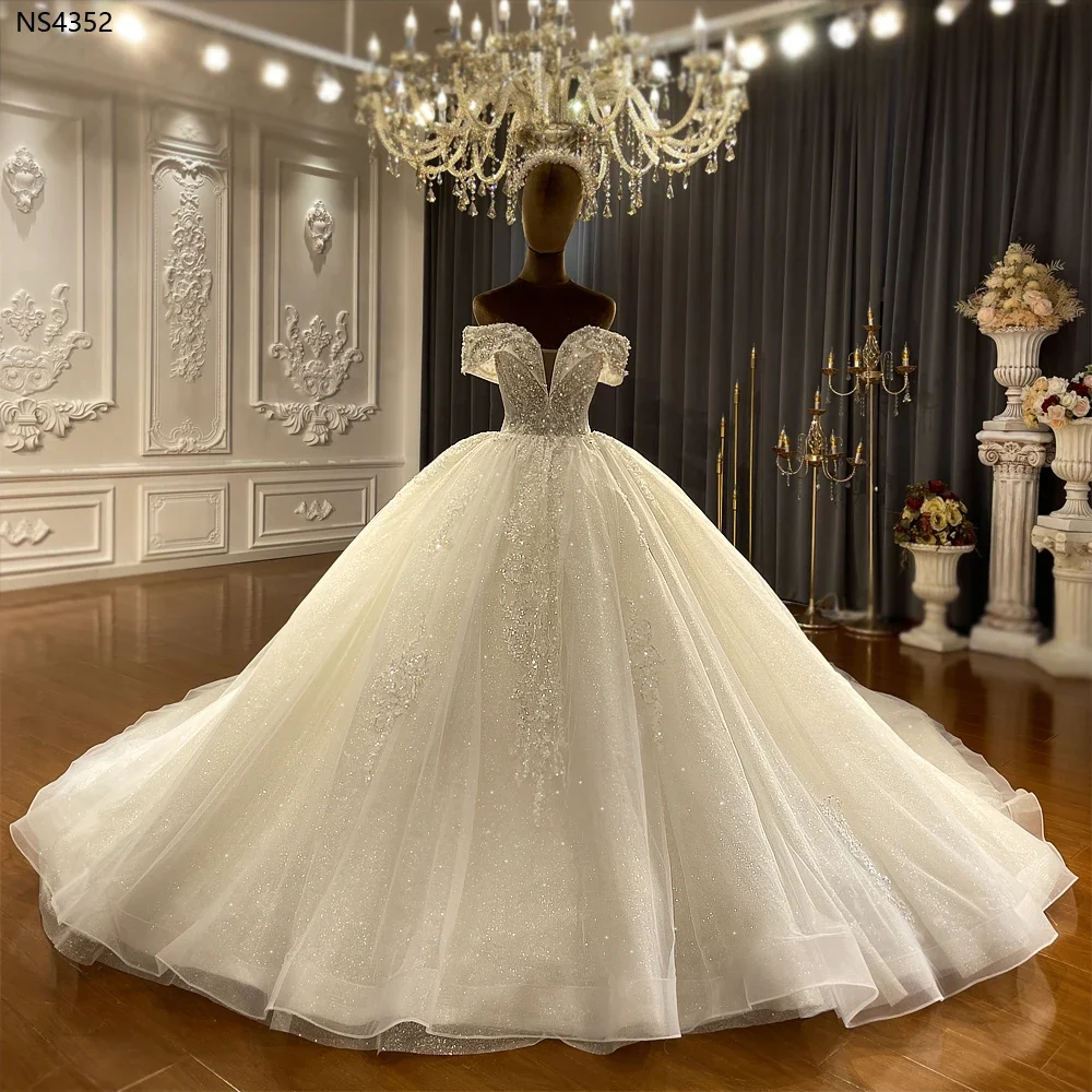 Customized Luxury Ball Gown Wedding Dresses Off The Shoulder Straps Wedding Dress Ball Gown AmandaNovias Official
Customized Luxury Ball Gown Wedding Dresses Off The Shoulder Straps Wedding Dress Ball Gown AmandaNovias Official