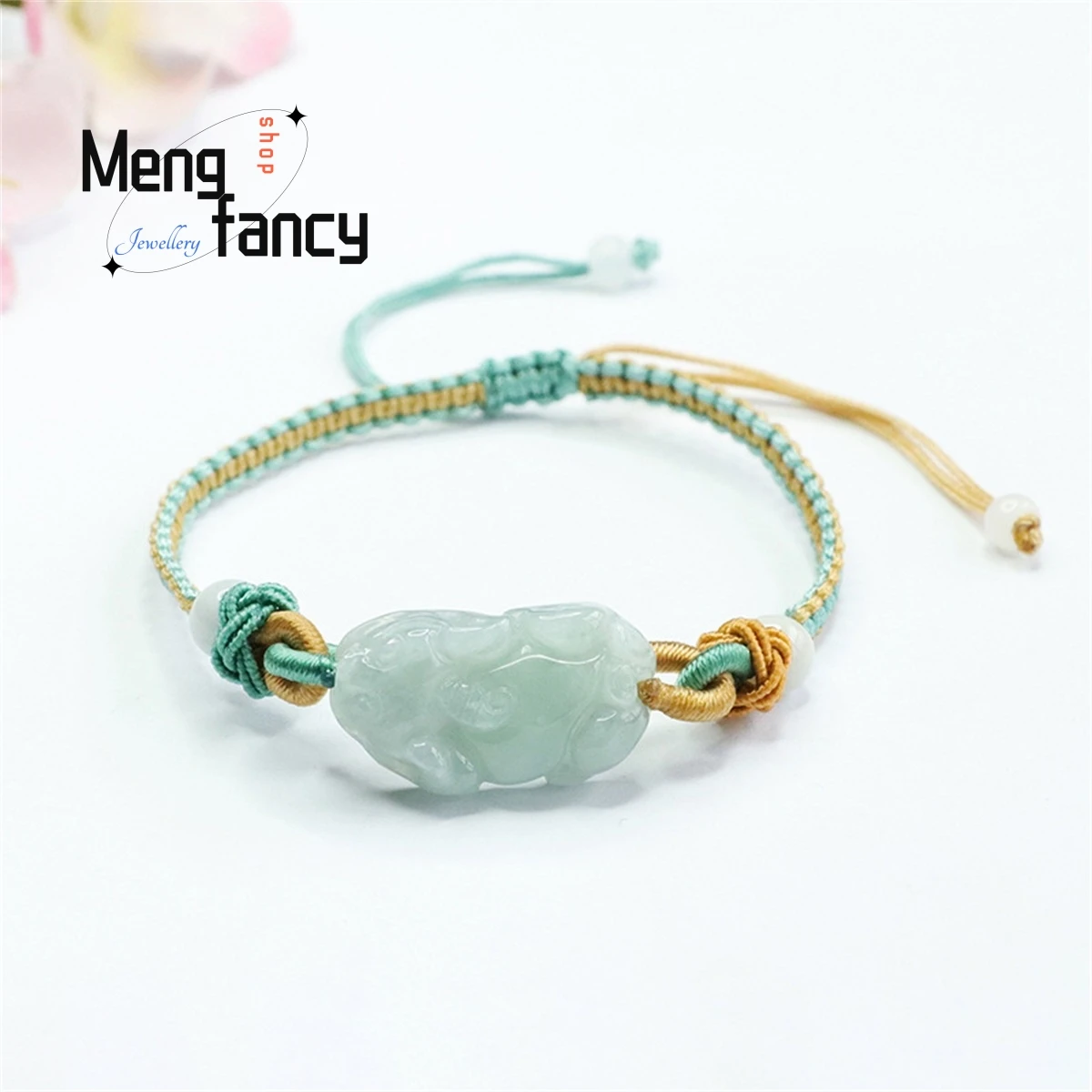 Natural Jadeite Pixiu Hand Rope Woven Bracelet Simple Personalized Vintage Ethnic Men Women Couple Charm Fashion Holiday Gift
Natural Jadeite Pixiu Hand Rope Woven Bracelet Simple Personalized Vintage Ethnic Men Women Couple Charm Fashion Holiday Gift
