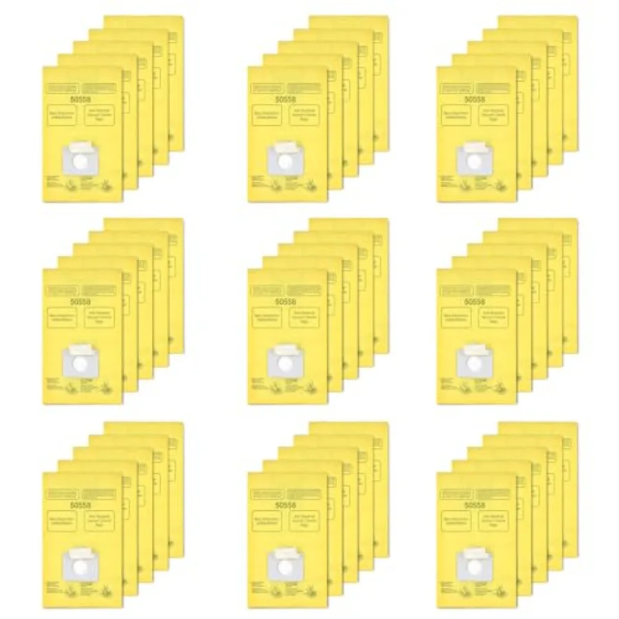 50558 Canister Vacuum Bags Replacement for Kenmore Canister Type C/Q 5055, 50555, 50557, 50558 and Pana·sonic Type C-5, C-18, 2
50558 Canister Vacuum Bags Replacement for Kenmore Canister Type C/Q 5055, 50555, 50557, 50558 and Pana·sonic Type C-5, C-18, 2
