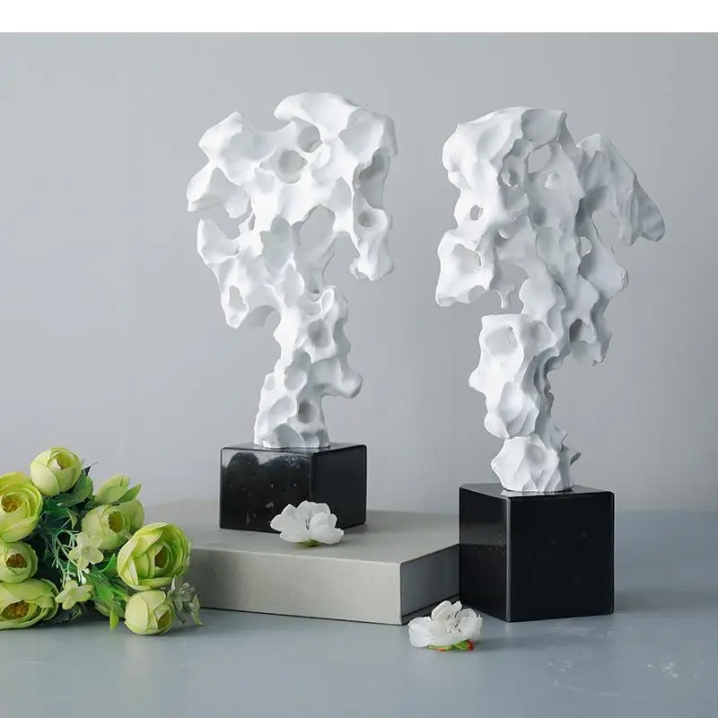 White Coral Marble Base Minimalist Statue Desk Decoration Resins Sculpture Ornaments Crafts Modern Home Decor
White Coral Marble Base Minimalist Statue Desk Decoration Resins Sculpture Ornaments Crafts Modern Home Decor