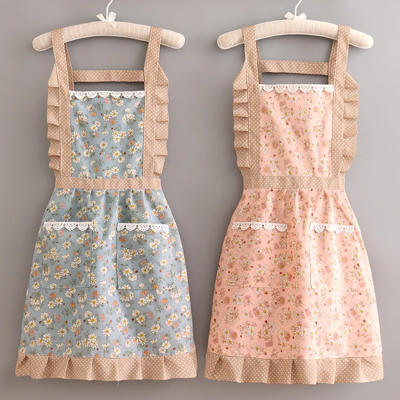 Princess Lace Summer Cooking Apron Female Waist Breathable Pastoral Fashion Adult Work Clothes Women Smock
Princess Lace Summer Cooking Apron Female Waist Breathable Pastoral Fashion Adult Work Clothes Women Smock