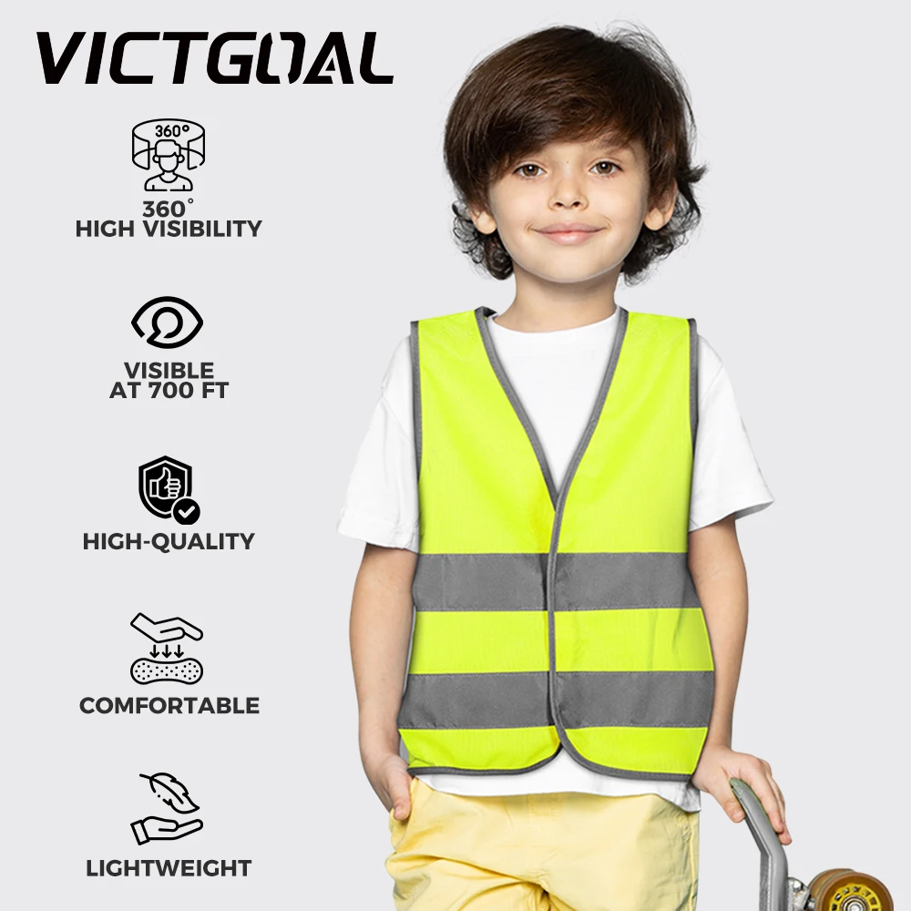 Kids Safety Vest Reflective Clothing for Children Training Sports Protective School Outdoor High Visibility Fluorescent Strips
Kids Safety Vest Reflective Clothing for Children Training Sports Protective School Outdoor High Visibility Fluorescent Strips