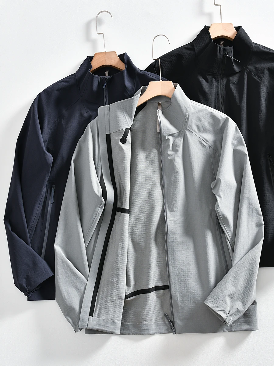 Outdoor Ready! Waterproof Breathable Taped Seams Casual Thin Business Casual Stand Collar Jacket New Autumn Men's Fashion
Outdoor Ready! Waterproof Breathable Taped Seams Casual Thin Business Casual Stand Collar Jacket New Autumn Men's Fashion
