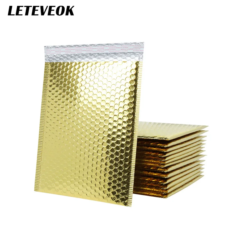 50Pcs Golden/Purple/Red Bubble Bags for Shipping Bags Foil Mailer Padded Waterproof Packaging Bag Thicken Postage Envelopes Bag
50Pcs Golden/Purple/Red Bubble Bags for Shipping Bags Foil Mailer Padded Waterproof Packaging Bag Thicken Postage Envelopes Bag