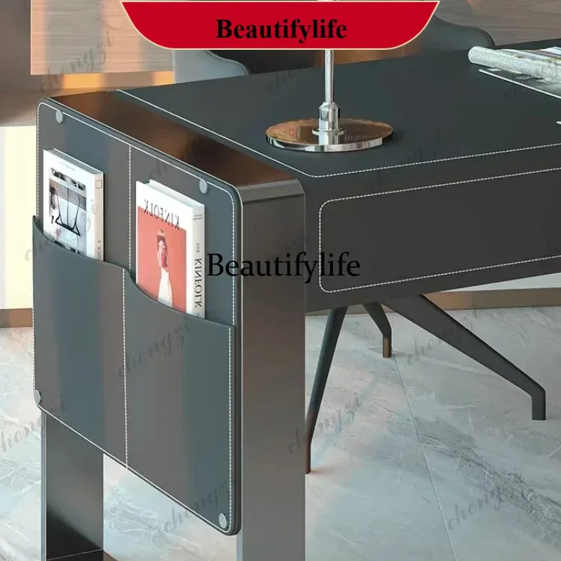 YL Fashion Study Table Italian Minimalist Light Luxury Saddle Leather Desk Room Offices Office Desks And Workstations Computer D
YL Fashion Study Table Italian Minimalist Light Luxury Saddle Leather Desk Room Offices Office Desks And Workstations Computer D