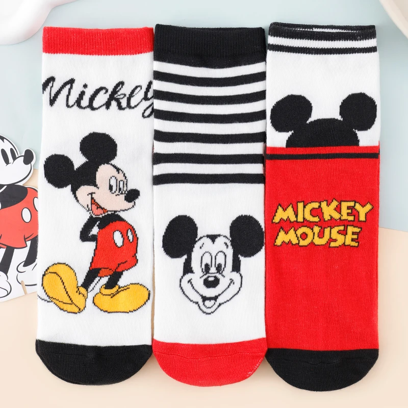 3Pairs of Fashionable and Novel Cartoon Disney Mickey Cotton Printed Crew Socks Personalized Classic Color Matching Couple Socks
3Pairs of Fashionable and Novel Cartoon Disney Mickey Cotton Printed Crew Socks Personalized Classic Color Matching Couple Socks