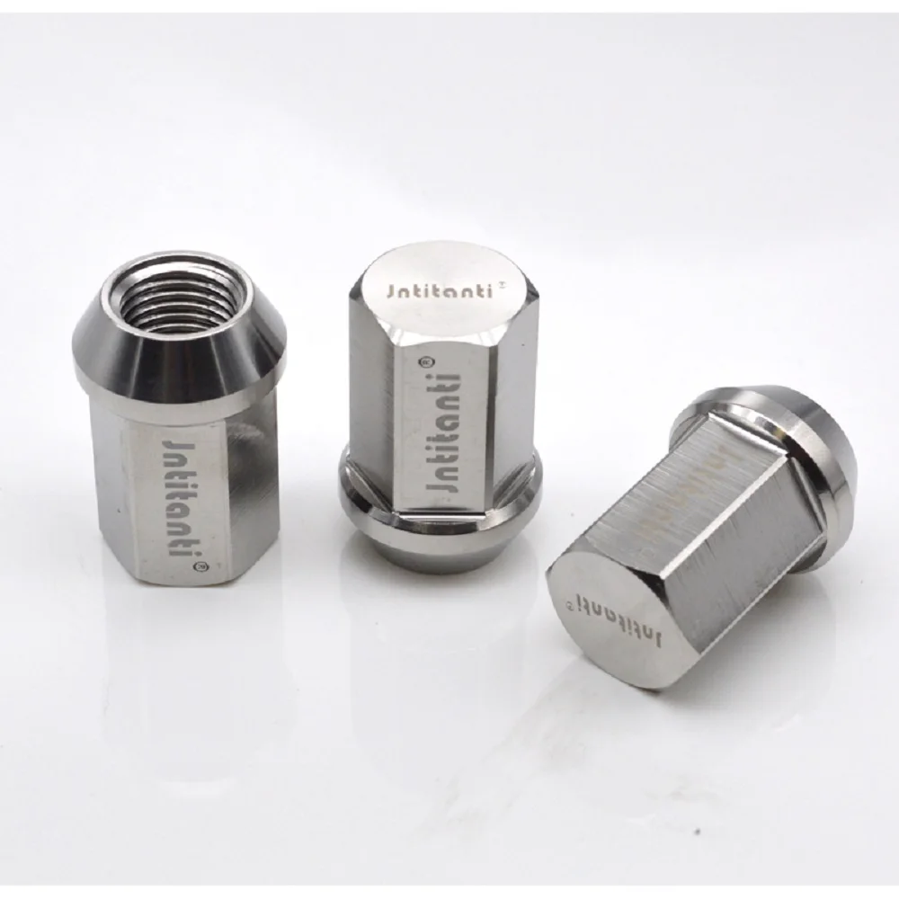 Jntitanti Gr5 titanium wheel rim lug nut screw M12x1.5x35mm with anti theft lock lug and key
Jntitanti Gr5 titanium wheel rim lug nut screw M12x1.5x35mm with anti theft lock lug and key