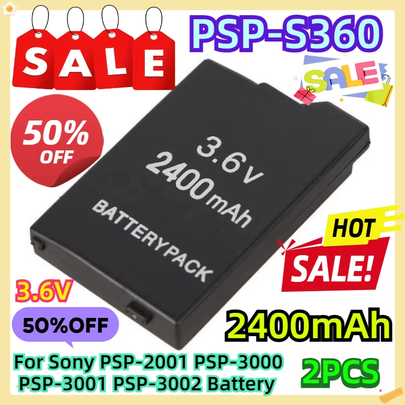 For Sony PSP-2001 PSP-3000 PSP-3001 PSP-3002 Battery 2pcs
For Sony PSP-2001 PSP-3000 PSP-3001 PSP-3002 Battery 2pcs