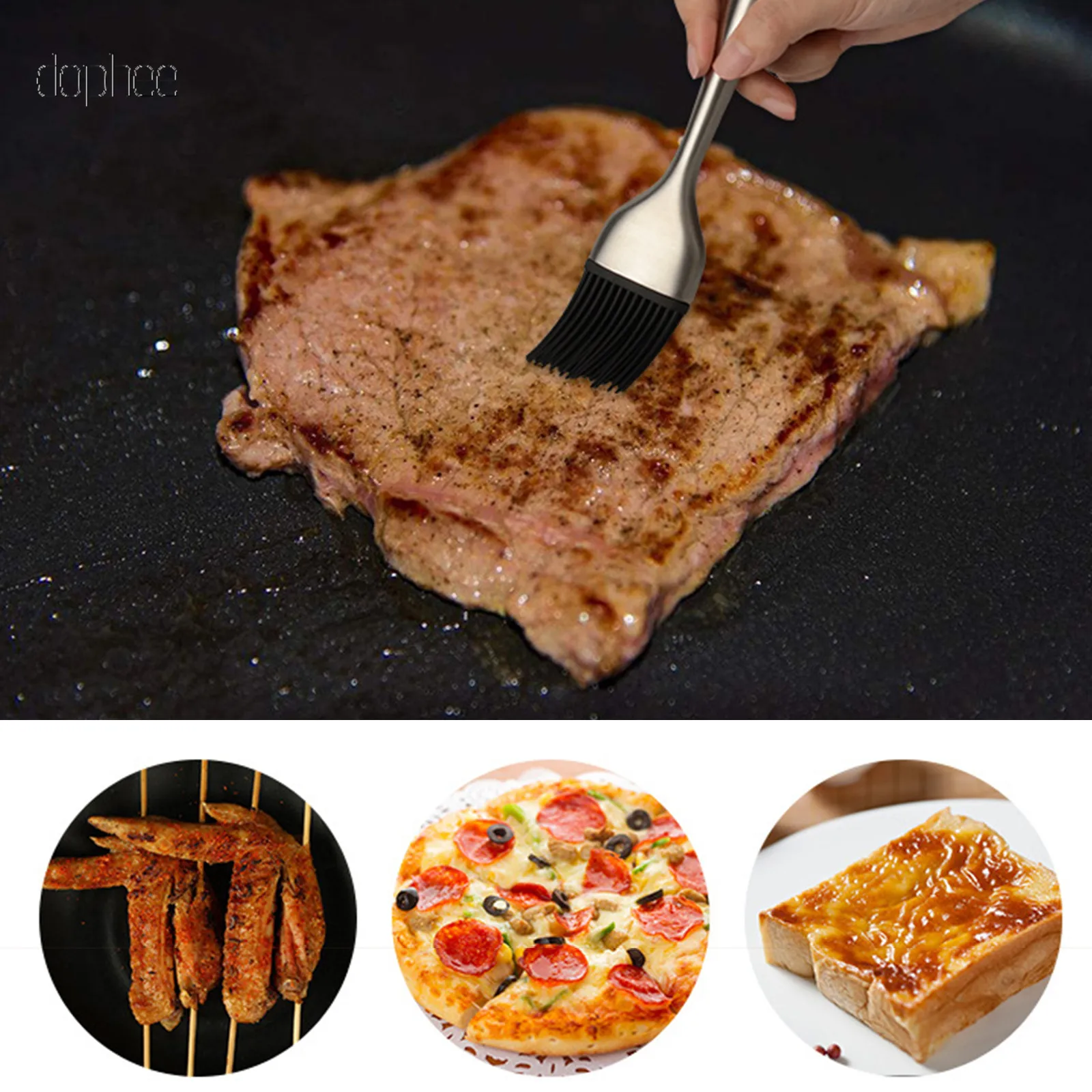 dophee Silicone Brush Kitchen Oil Brush BBQ Grill Basting Brush Barbecue Cooking Brush Pastry Brush for Baking
dophee Silicone Brush Kitchen Oil Brush BBQ Grill Basting Brush Barbecue Cooking Brush Pastry Brush for Baking