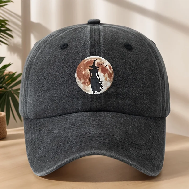 Бейсболка Witch Moon Halloween Duckbill, винтажная стираная, регулируемая, мягкая, впитывающая пот, уличная/уличная одежда/хип-хоп
Бейсболка Witch Moon Halloween Duckbill, винтажная стираная, регулируемая, мягкая, впитывающая пот, уличная/уличная одежда/хип-хоп