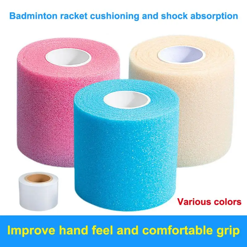 SUSU 1/2 Rolls Anti-slip Tennis Badminton Grip Tape Athletic Sponge Pre Wrap Tape Racket Grip Priming Cushioning Tape
SUSU 1/2 Rolls Anti-slip Tennis Badminton Grip Tape Athletic Sponge Pre Wrap Tape Racket Grip Priming Cushioning Tape
