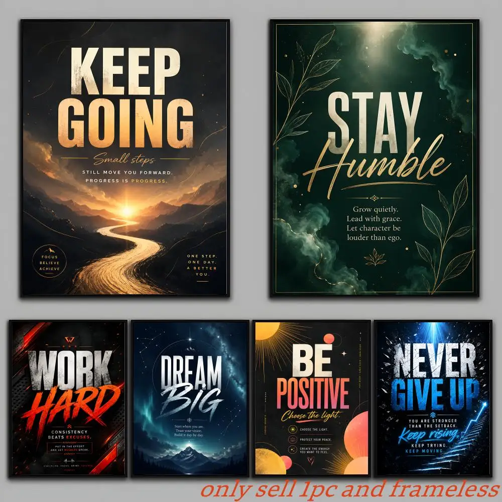 Inspirational Poster Poster Art With Prints Home Bedroom Living Room Decoration Gift
Inspirational Poster Poster Art With Prints Home Bedroom Living Room Decoration Gift