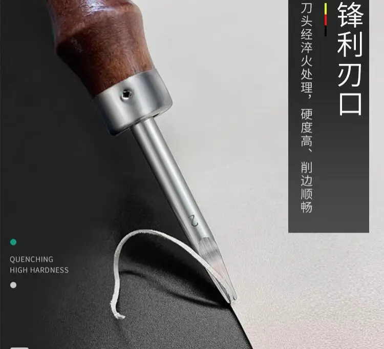 Leather trimmer Handmade edge cutting knife vegetable tanned leather DIY handmade leather goods Cobbler's tool NO.C3030
Leather trimmer Handmade edge cutting knife vegetable tanned leather DIY handmade leather goods Cobbler's tool NO.C3030