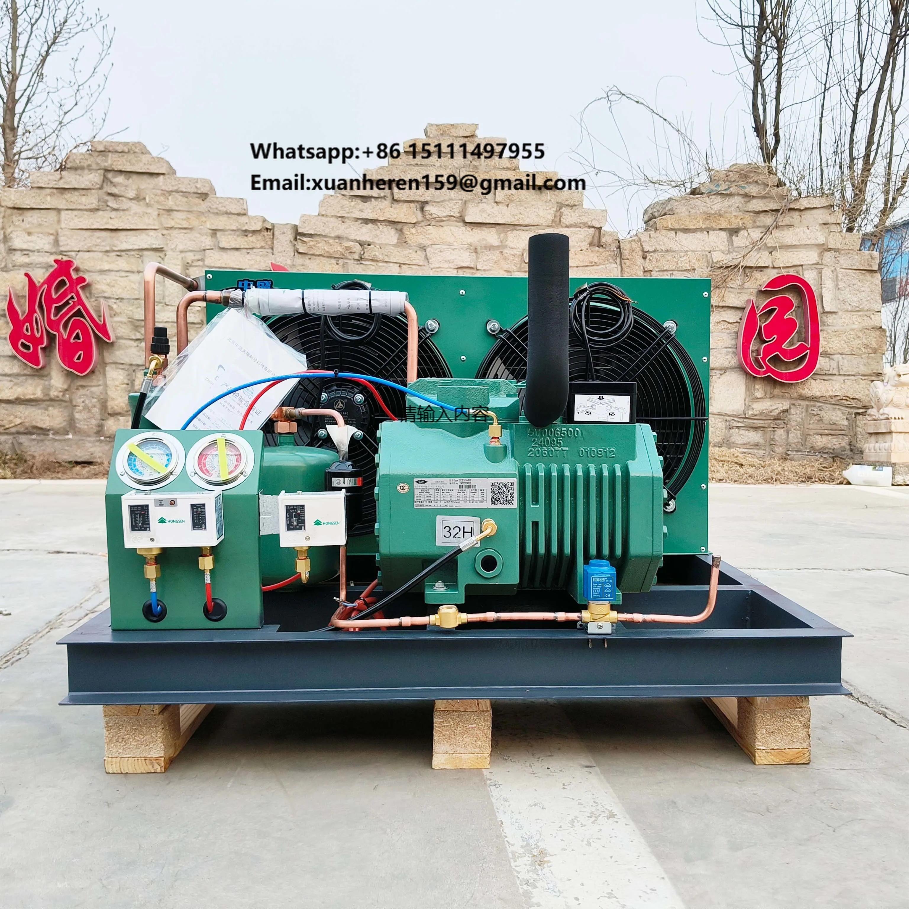 New Open-Air Cooling Unit with Refrigeration Compressor for Multiple Freezers Condensing Unit
New Open-Air Cooling Unit with Refrigeration Compressor for Multiple Freezers Condensing Unit