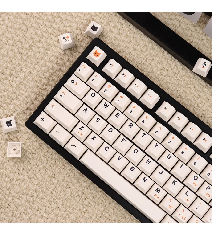 Keycap PBT Sublimation Original Height Adaptation 61/75/87/98/108 Three-flower cat 148-key mechanical keyboard
Keycap PBT Sublimation Original Height Adaptation 61/75/87/98/108 Three-flower cat 148-key mechanical keyboard