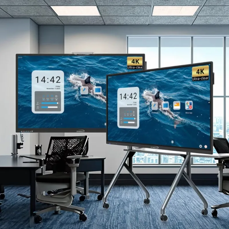 Интерактивная панель JOMEtech 86 дюймов 4K LCD с 20-точечным ИК-сенсорным экраном, ОС Android 14 + Windows 11, для школьного обучения, 4G/8G ОЗУ
Интерактивная панель JOMEtech 86 дюймов 4K LCD с 20-точечным ИК-сенсорным экраном, ОС Android 14 + Windows 11, для школьного обучения, 4G/8G ОЗУ
