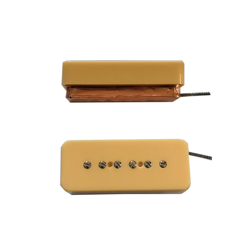 Реплика звукоснимателя Gibson 100 P90, двухслойный шумоподавляющий высококачественный электрогитарный инструмент ручной работы
Реплика звукоснимателя Gibson 100 P90, двухслойный шумоподавляющий высококачественный электрогитарный инструмент ручной работы