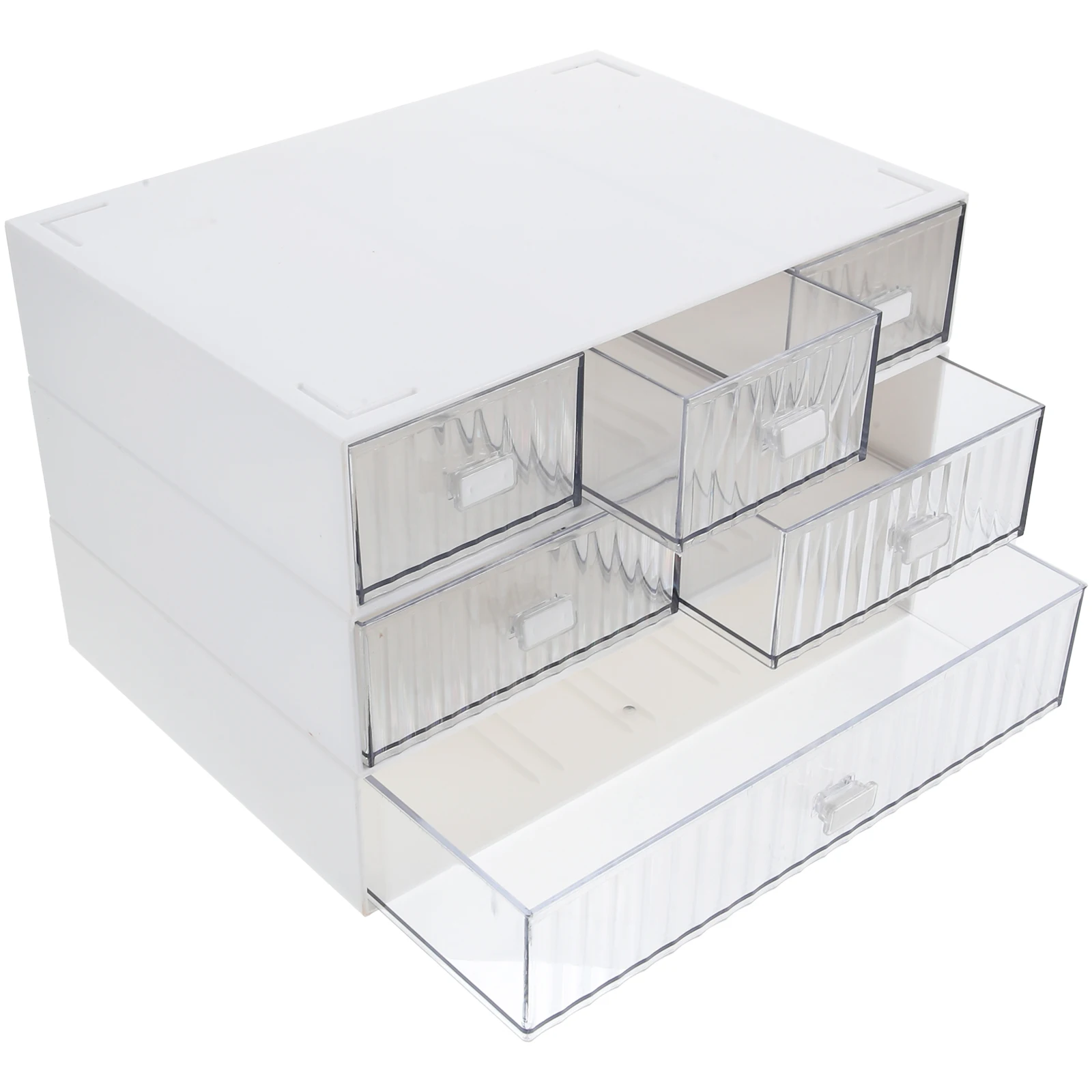 Stackable Storage Drawers 3 Layers Desktop ganizer White Striped Large Capacity PP Material Stationery Drawer Solution
Stackable Storage Drawers 3 Layers Desktop ganizer White Striped Large Capacity PP Material Stationery Drawer Solution