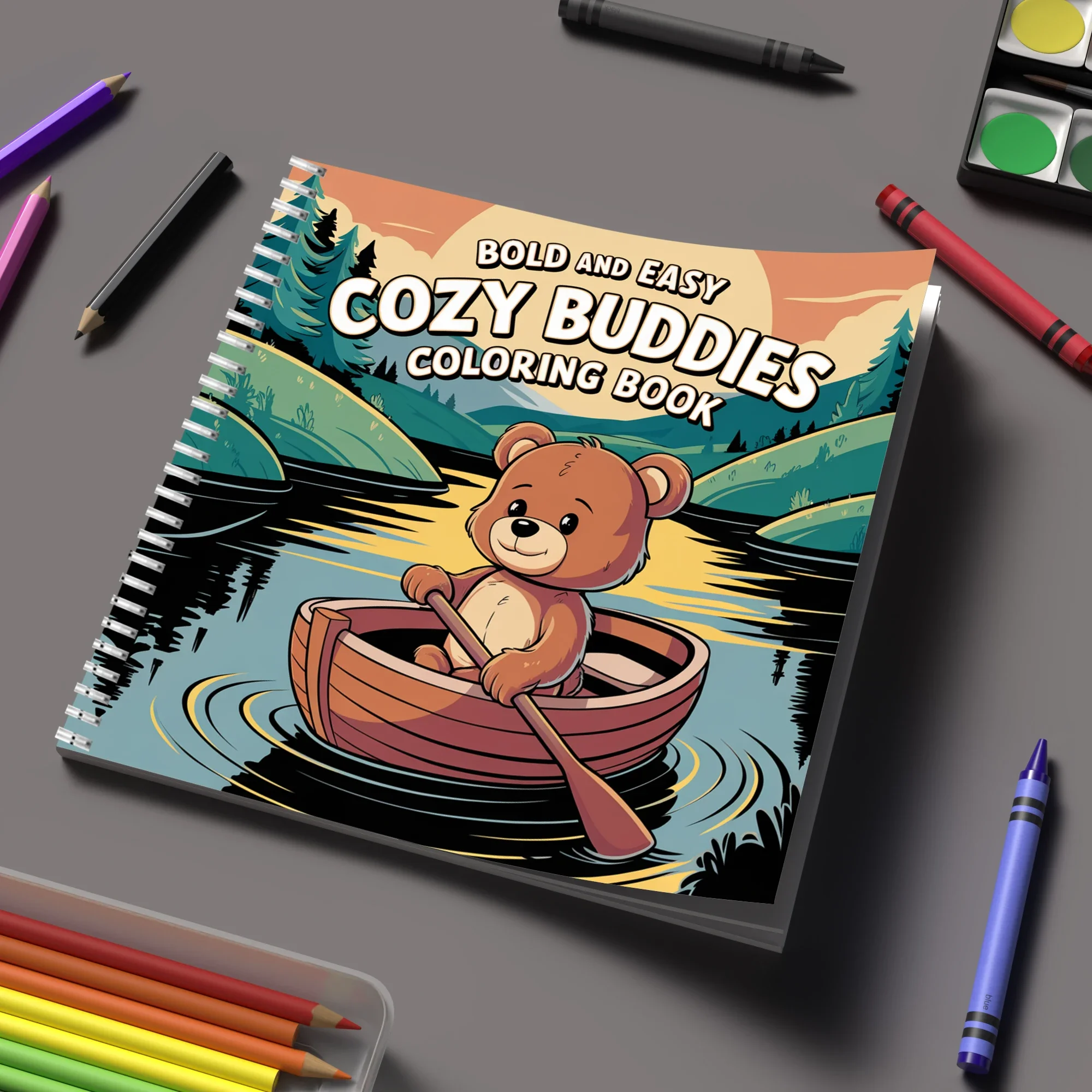 Coloring Book Cozy Buddies for Adult Colouring Book, Birthday Day Gift, Back to School Supplies, Adults Cute Drawing Book
Coloring Book Cozy Buddies for Adult Colouring Book, Birthday Day Gift, Back to School Supplies, Adults Cute Drawing Book