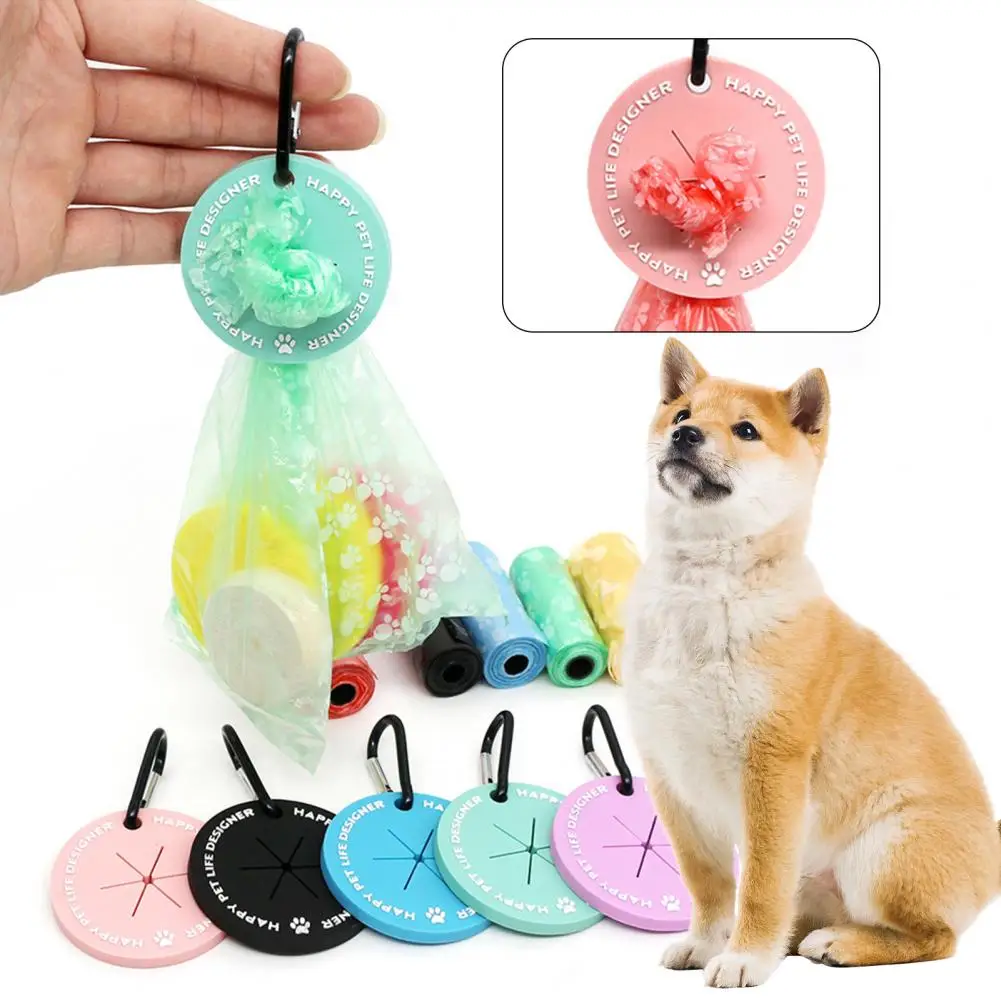 Poop Bag Clip PVC Poop Bag Handle Round Shape Convenient Portable Exquisite Outdoor Travel Pet Poop Waste Bag Clip Pet Supplies
Poop Bag Clip PVC Poop Bag Handle Round Shape Convenient Portable Exquisite Outdoor Travel Pet Poop Waste Bag Clip Pet Supplies