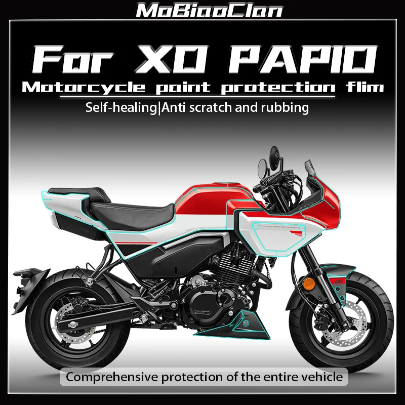 For CFMOTO XO PAPIO Motorcycle Self-Healing TPU Full CoverageInvisible Anti-Scratch PPF Paint Protection Filmt High Gloss
For CFMOTO XO PAPIO Motorcycle Self-Healing TPU Full CoverageInvisible Anti-Scratch PPF Paint Protection Filmt High Gloss