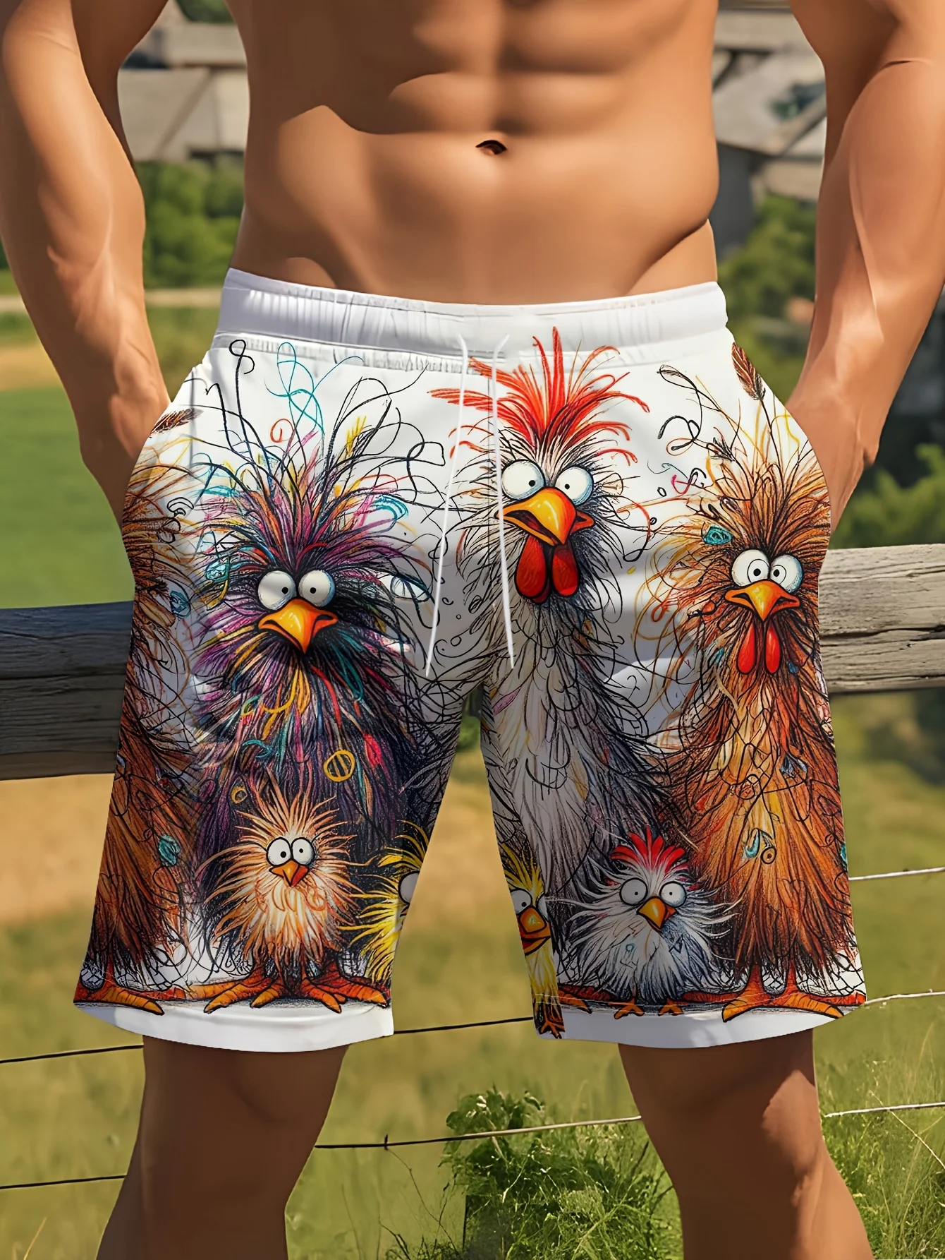 Funny Animal Chicken 3d Drawstring Swim Board Shorts Hawaiian Surfing Board Beach Short Men Trunk Swimsuit Sport Pant Shorts
Funny Animal Chicken 3d Drawstring Swim Board Shorts Hawaiian Surfing Board Beach Short Men Trunk Swimsuit Sport Pant Shorts