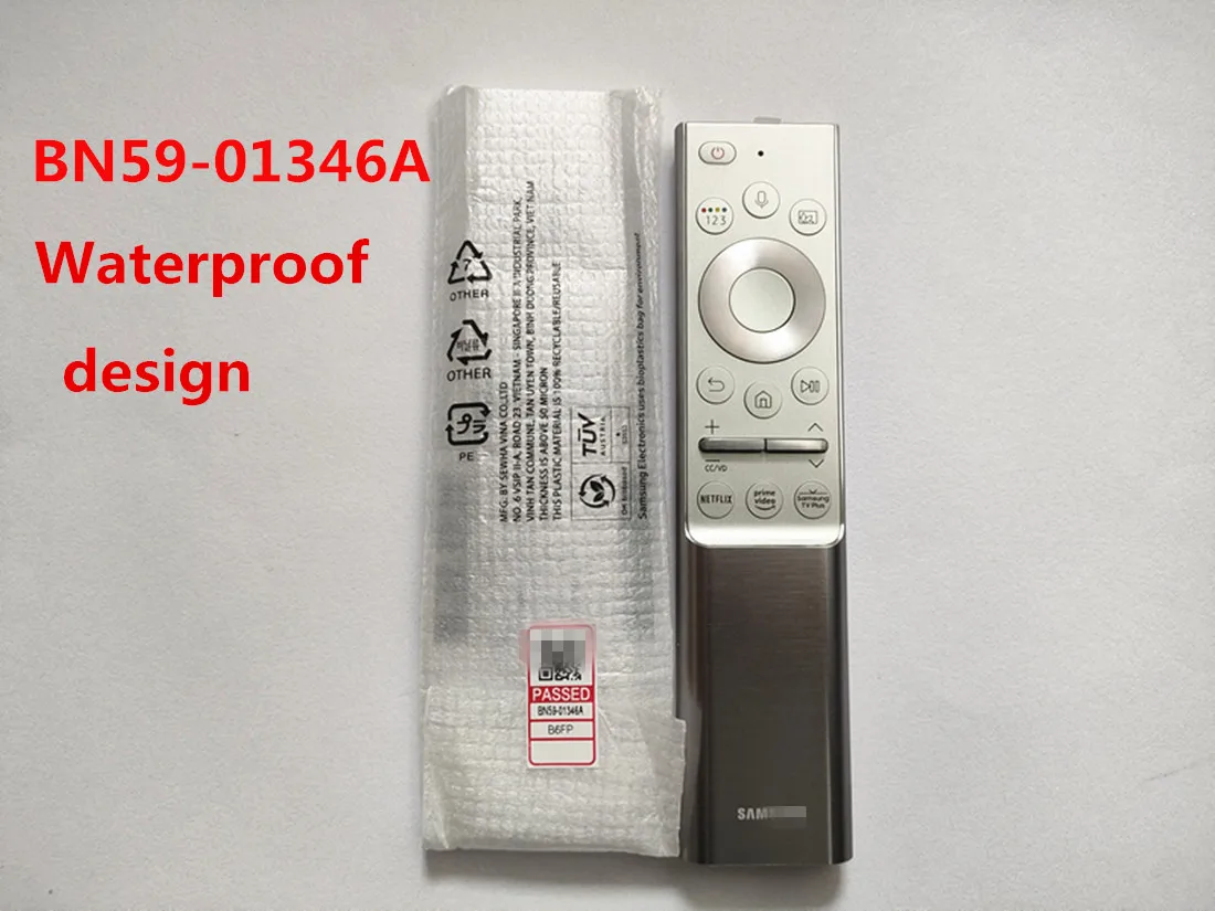 Suitable for Samsung TV Bluetooth voice remote control BN59-01346A QN55LST QN65LST QN75LST with waterproof function
Suitable for Samsung TV Bluetooth voice remote control BN59-01346A QN55LST QN65LST QN75LST with waterproof function