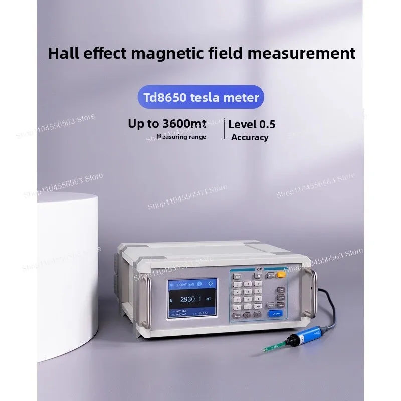 TD8650 Desktop Digital Gauss Meter (Tesla Meter) - AC & DC Magnetic Field Strength Tester
TD8650 Desktop Digital Gauss Meter (Tesla Meter) - AC & DC Magnetic Field Strength Tester