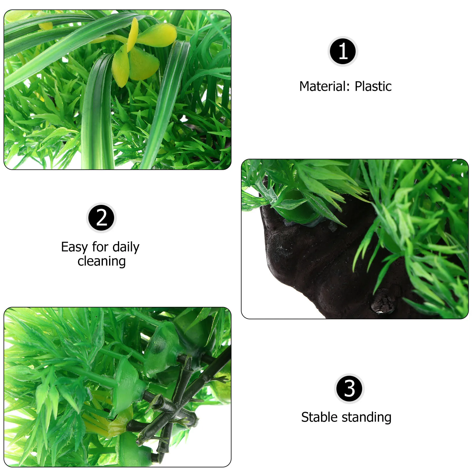 Realistic Aquarium Simulation Aquatic Plant Ceramic Base Fish Tank Decoration Artificial Water Grass Landscape Ornament
Realistic Aquarium Simulation Aquatic Plant Ceramic Base Fish Tank Decoration Artificial Water Grass Landscape Ornament