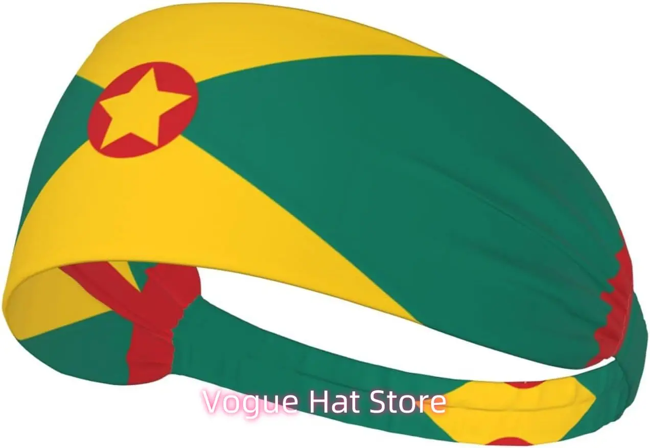 Flag of Grenada Elastic Exercise Headband, Fitness Exercise Yoga Cycling Headband, Outdoor Sports Elastic Sweat-Absorbing Headba
Flag of Grenada Elastic Exercise Headband, Fitness Exercise Yoga Cycling Headband, Outdoor Sports Elastic Sweat-Absorbing Headba