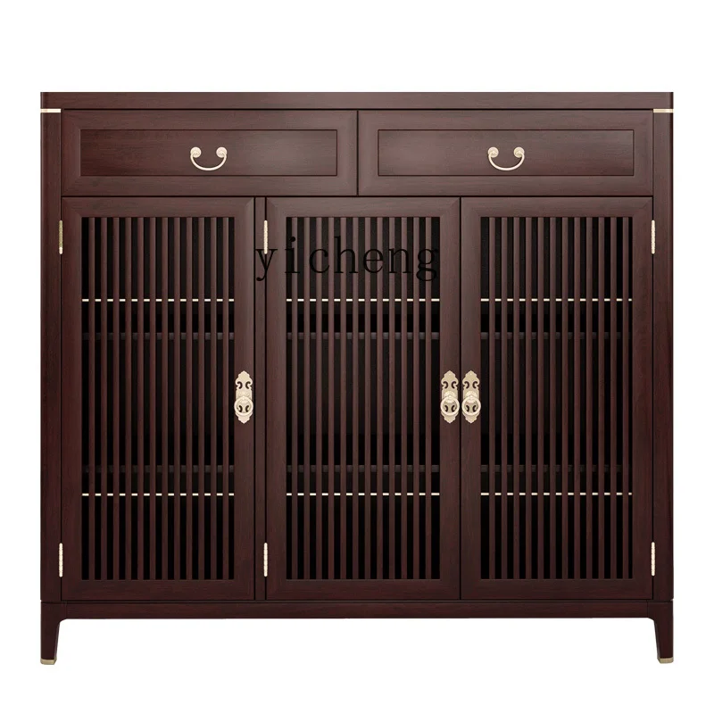 XL New Chinese Style Solid Wood Shoe Cabinet Multi-Layer Wooden Hall Cabinet Three-Door Storage Hallway
XL New Chinese Style Solid Wood Shoe Cabinet Multi-Layer Wooden Hall Cabinet Three-Door Storage Hallway
