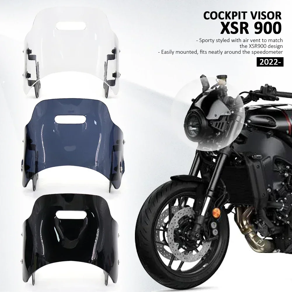 XSR900 Windshield Windscreen For Yamaha XSR 900 xsr900 2022 2023 Motorcycle Accessories Wind Deflector Flyscreen with Bracket
XSR900 Windshield Windscreen For Yamaha XSR 900 xsr900 2022 2023 Motorcycle Accessories Wind Deflector Flyscreen with Bracket