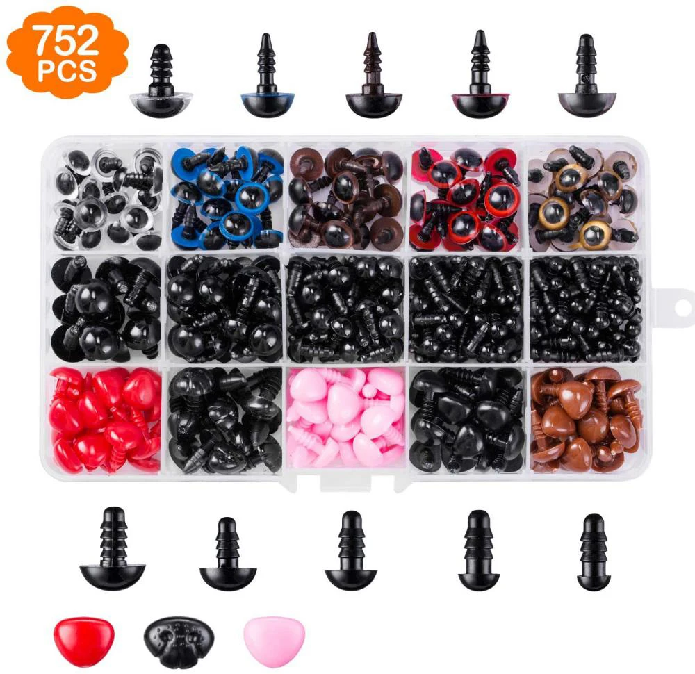 752PCS plastic screw set Toy accessories All black screw hole DIY material Apparel Sewing Fabric Craft Supplies
752PCS plastic screw set Toy accessories All black screw hole DIY material Apparel Sewing Fabric Craft Supplies