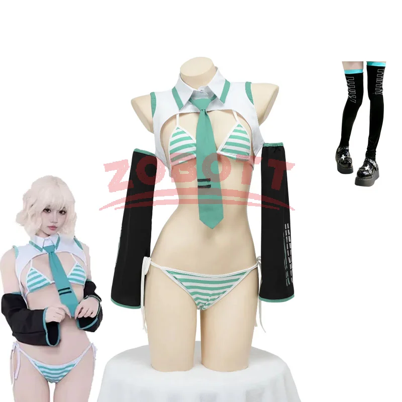 Game Miku Cosplay Miku Formula Suits Cosplay Costume Girl Snow Christmas Roleplay Uniforms Bikini Set Cosplay
Game Miku Cosplay Miku Formula Suits Cosplay Costume Girl Snow Christmas Roleplay Uniforms Bikini Set Cosplay