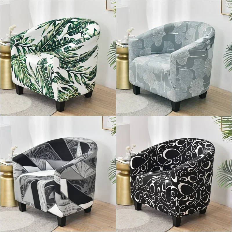 Spandex Tub Chair Cover Flower Print Club Armchair Slipcover Elastic Washable Seat Case Protector for Living Room Home Decor
Spandex Tub Chair Cover Flower Print Club Armchair Slipcover Elastic Washable Seat Case Protector for Living Room Home Decor